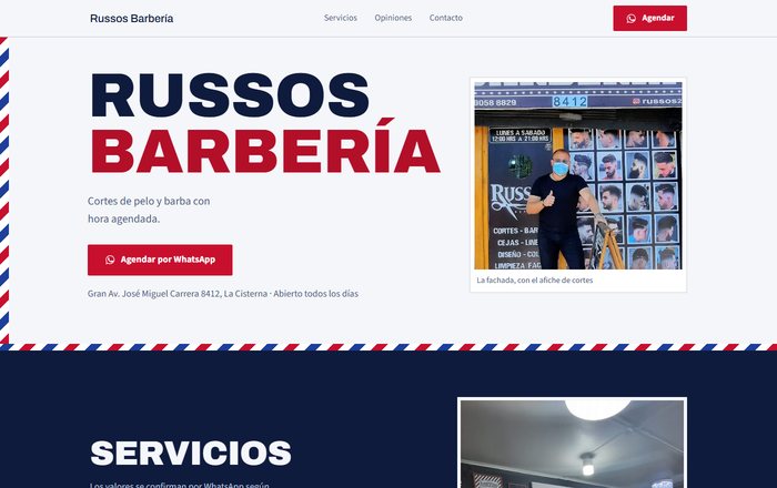 Demo publicada de Russo's Barbería